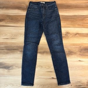 Madewell Jeans Womens 24 10" High Rise Skinny Bensley Wash
